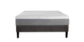 Full Size Cypress 10'' Medium Cooling Gel Memory Edge Support Pocket Spring Removable Cover Hybrid Mattress White Gray Foam Spring Full