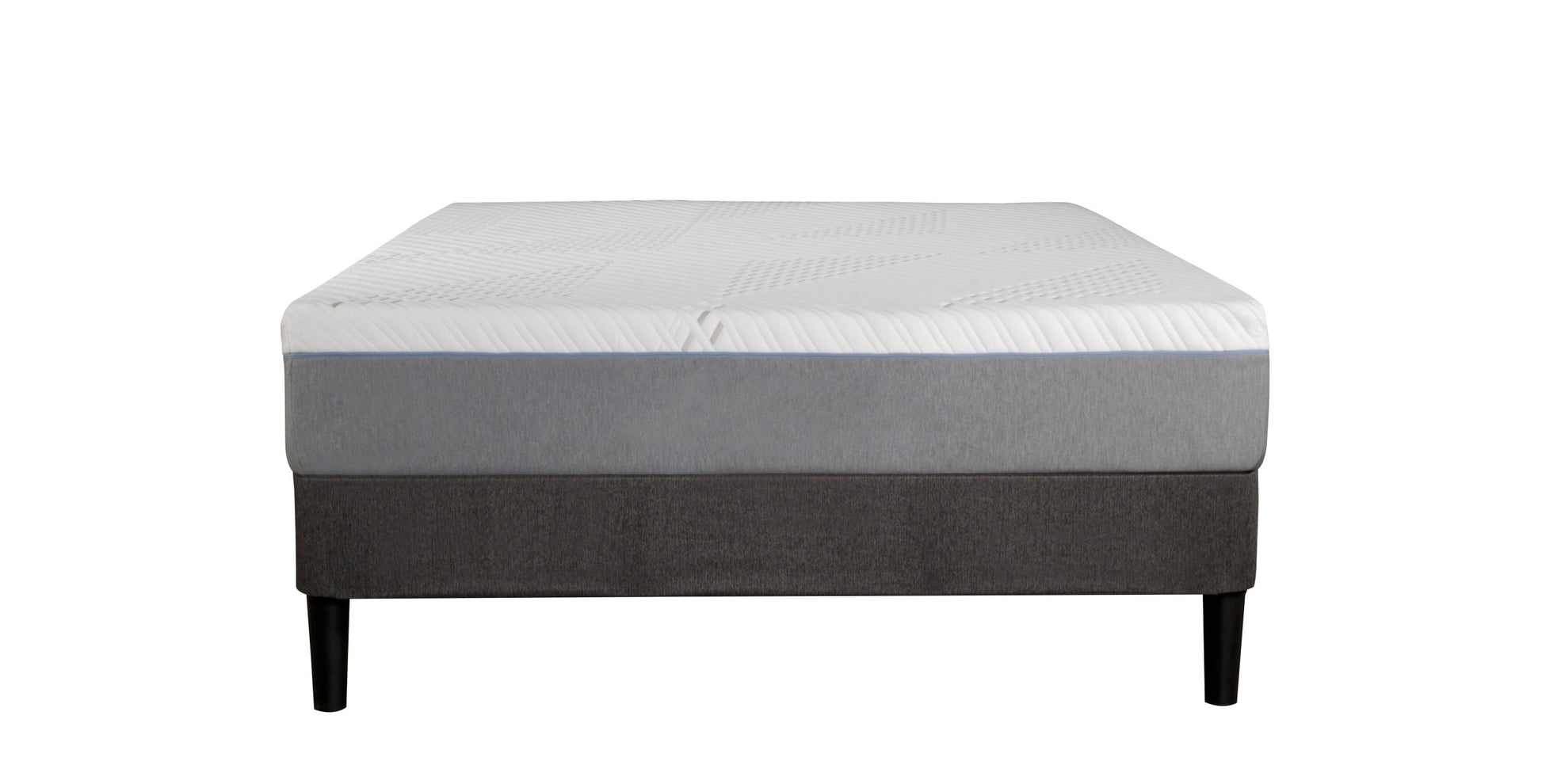 Twin Xl Size Cypress 10'' Medium Cooling Gel Memory Edge Support Pocket Spring Removable Cover Hybrid Mattress White Gray Foam Spring Twin Xl