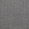 Set Of 2 Fabric Upholstered Dining Chairs, Grey And Gunmetal Solid Grey Rectangular Modern Set Of 2 Metal,Polyester
