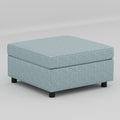 Modular Sectional Sofa, Convertible Sofa Seat With Storage, Sleeper Sectional Sofa Set, Fabric Flexible Modular Combinations For Living Room Antique Blue Fabric 8 Seat