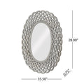 Mdf Carved Mirror Grey Mdf Glass