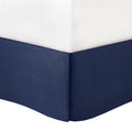 12 Piece Comforter Set With Cotton Bed Sheets Navy Queen Queen Navy Polyester