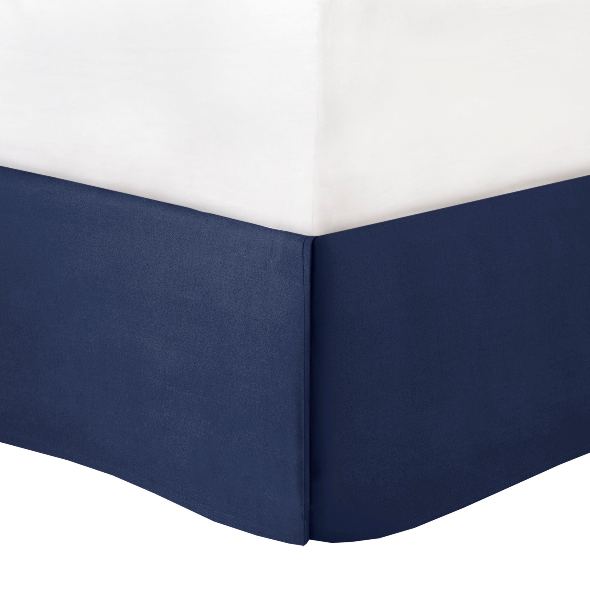 12 Piece Comforter Set With Cotton Bed Sheets Navy Queen Queen Navy Polyester