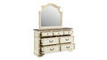 Noble Traditional Style Mirror Made With Wood In Antique Beige Beige Bedroom Traditional Antique Solid Wood Mdf Wood