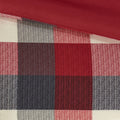 6 Piece Herringbone Duvet Cover Set Queen Multicolor Polyester