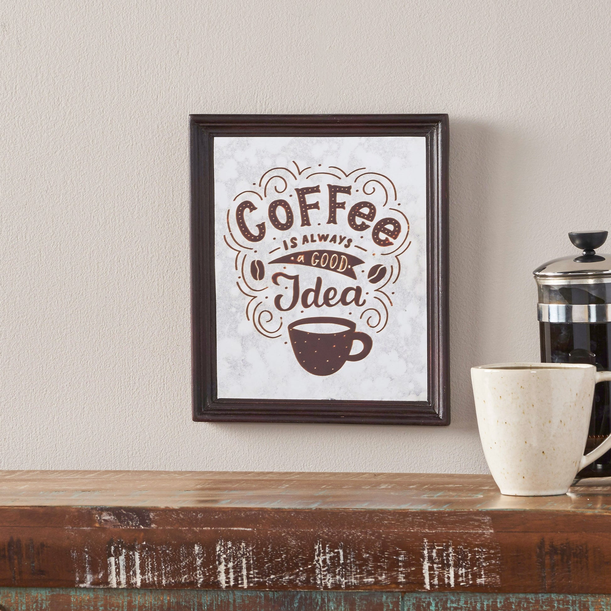 Coffee Transfer Wall D Cor Idea Wood Wood