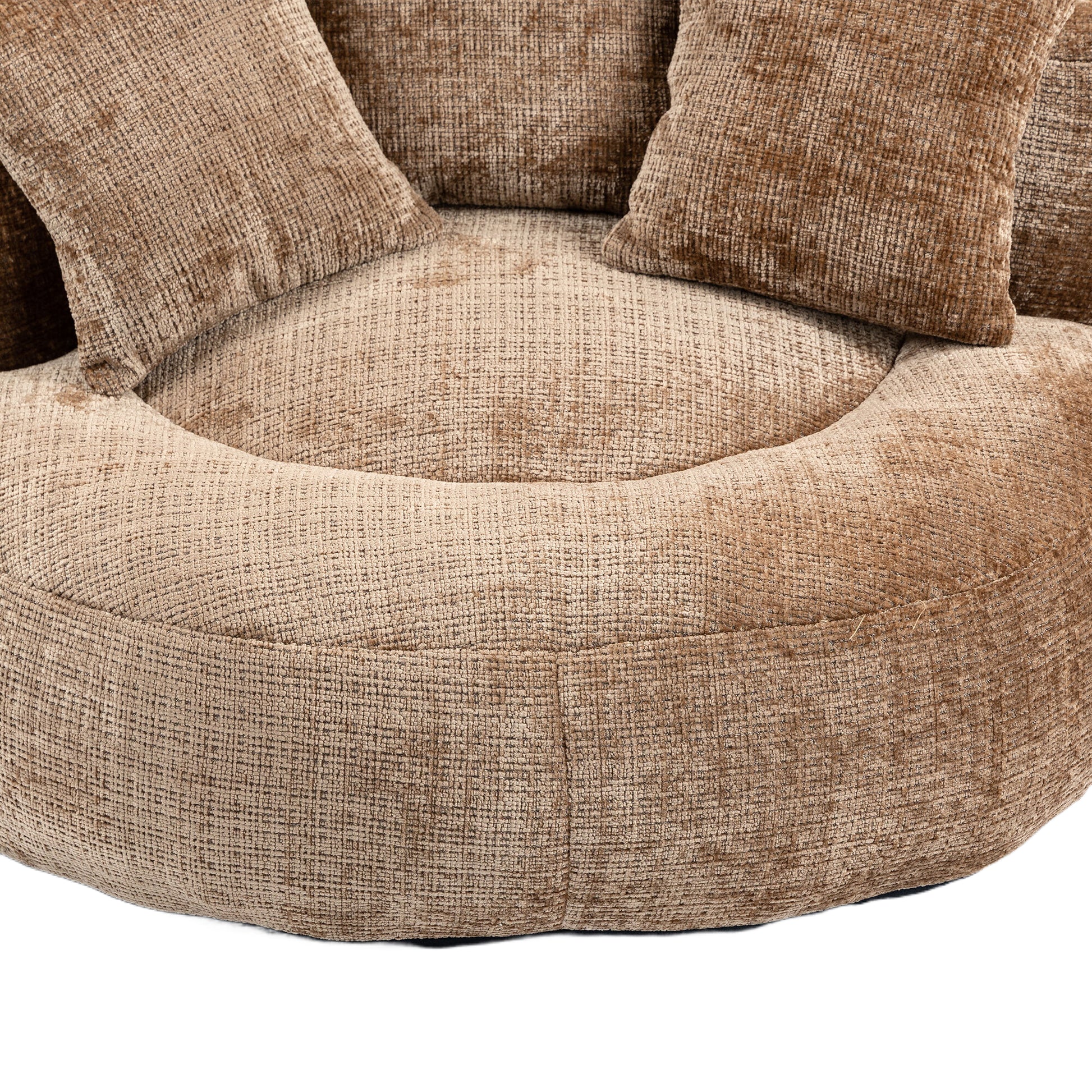 Coolmore Lazy Sofa Durable Comfort Lounger High Back Bean Bag Chair Couch With Three Pillows For Adults And Kids, Indoor & Outdoor, Single Gaming Sofa Chair For Bedroom,Office Coffee Chenille Coffee Foam Chenille 1 Seat
