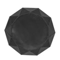 Polygonal Coffee Table Black Aluminium