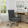 Office Chair Dark Gray Fabric