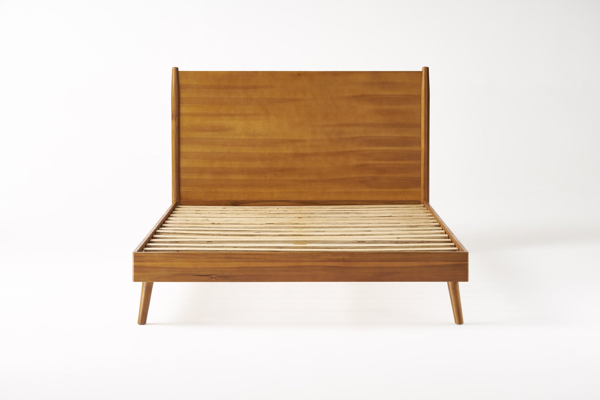 King Bed Natural Acacia Wood