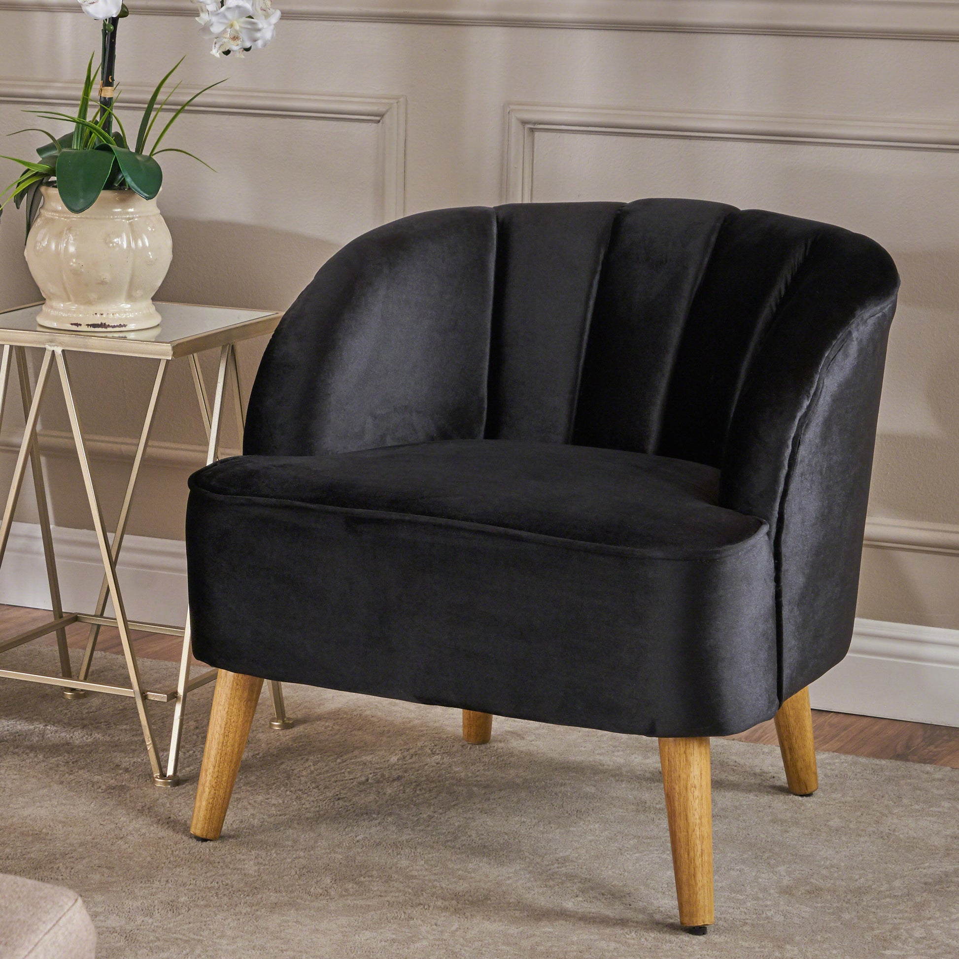 Chair Black Altay Velvet