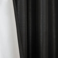 Twist Tab Total Blackout Window Curtain Panel Black 50X95