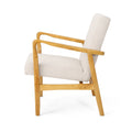 Club Chair Ivory Fabric