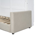 Queen Size Murphy Bed Wall Bed With Sofa,White Queen White Mdf Lvl