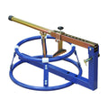 Homcom Motorcycle Tire Changer Stand With Adjustable Bead Breaker, Fit For 16 22In Tyres Blue Steel