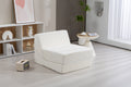 Folding Sofa Bed Couch Unfold For Comfortable Nap Modular Play Couch For Living Room The Office Room Playroom White Color White Primary Living Space Memory Foam And Polyurethane Foam Polyester Blend