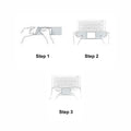 13.3 Retina Palm Shielding Film Silver Silver Plastic