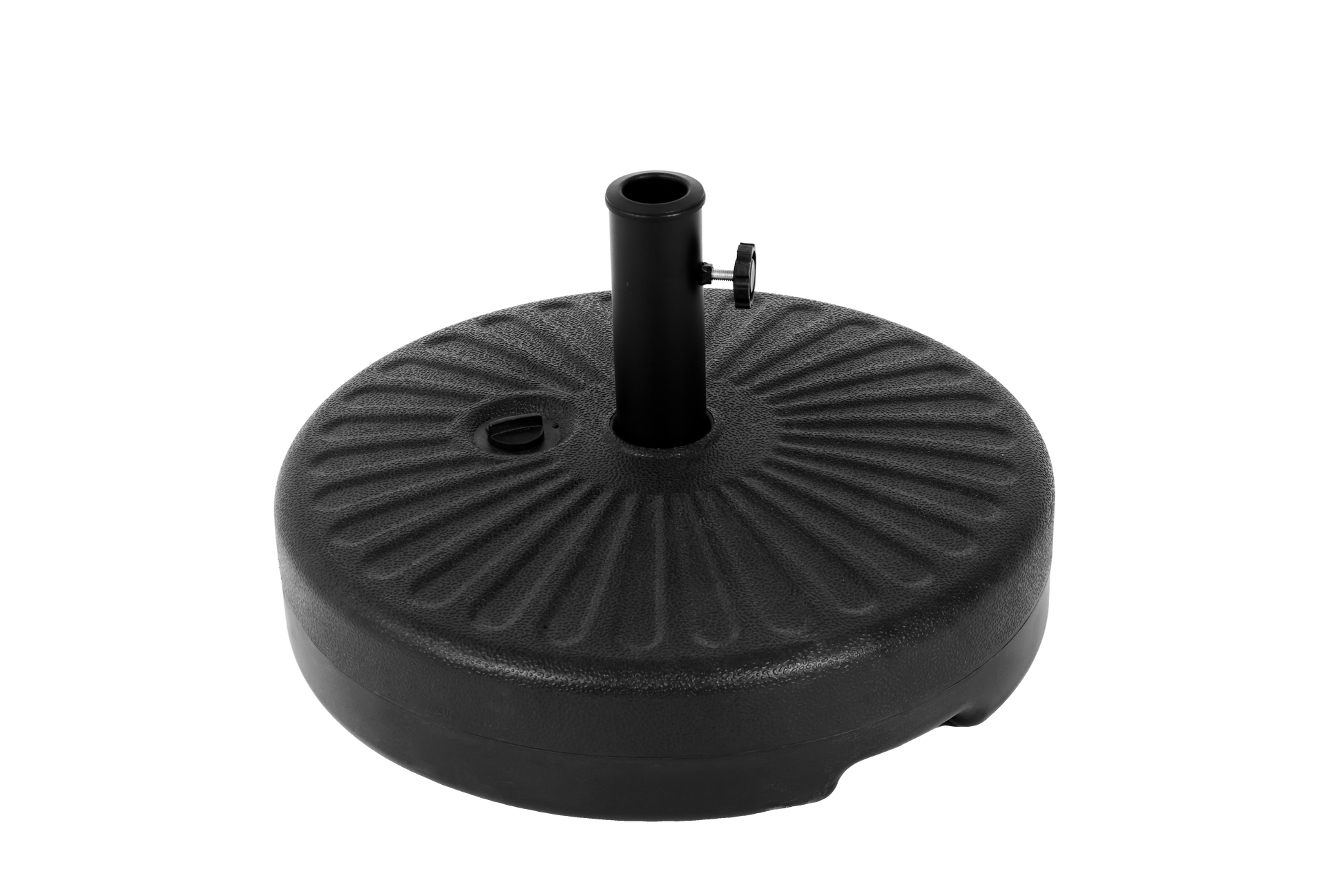 Umbrella Base Black Plastic