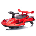 12V Kids Ride On Electric Toy,360 Degree Drift In Place,Spray Function,Front&Side Lights Design,Usb Mp3,Bluetooth,Music, 3.73 4.35 Mph,Easy Installation,Ultimate Cool Operation For Kids Aged 3 . Red