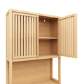 Bamboo Tea Cabinet 1 2 Drawers Natural Bamboo