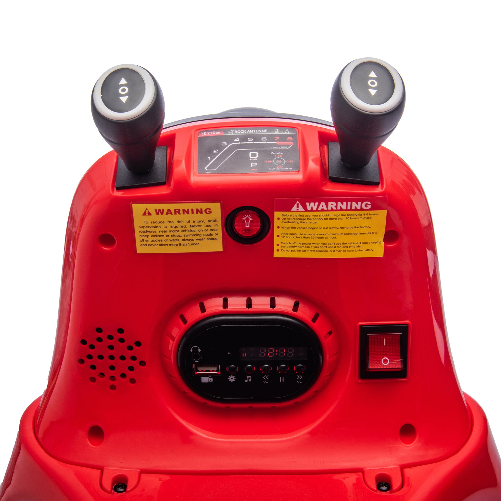 12V Kids Ride On Bumper Car W Parents Control,Rotate 360 Degrees,Two Handed Switch For Direction Control,Bumper Strip,Light Belt,Mp3 Music,Bluetooth,Provide A Speed Of 0.75Mph For Kids Of 2 5 Red 50