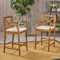 Perla Barstool Brown Acacia Wood