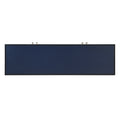 Distinctive Features Of Four Door Sideboard With Metal And Cross Leg Design,Suitable For Living Rooms,Entrance And Study Navy Blue American Design Mdf