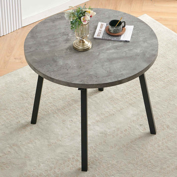 Table Leg Only Grey Round Dining Table Stone Gray Mdf