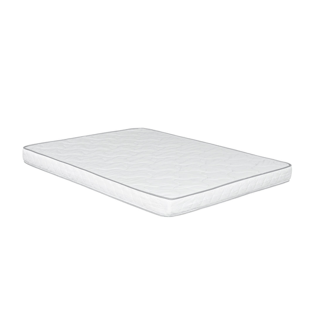 6 In. Firm Reversible Foam Mattress In A Box, Twin Size High Density Foam Mattress, White White Bedroom Modern Polyurethane Foam Polyester Twin