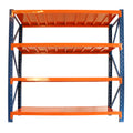 Garage Shelves Heavy Duty 4400 Lbs Garage Storage 4 Levels, Adjustable Metal Shelving Units And Storage, Industrial Shelves Utility Shelves For Commercial Store Tools Gym Blue Abs Steel Q235 Wood Pvc