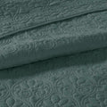 3 Piece Reversible Bedspread Set Balsam Green Queen Green Polyester