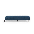 Sofa Navy Blue Fabric 6 Seat