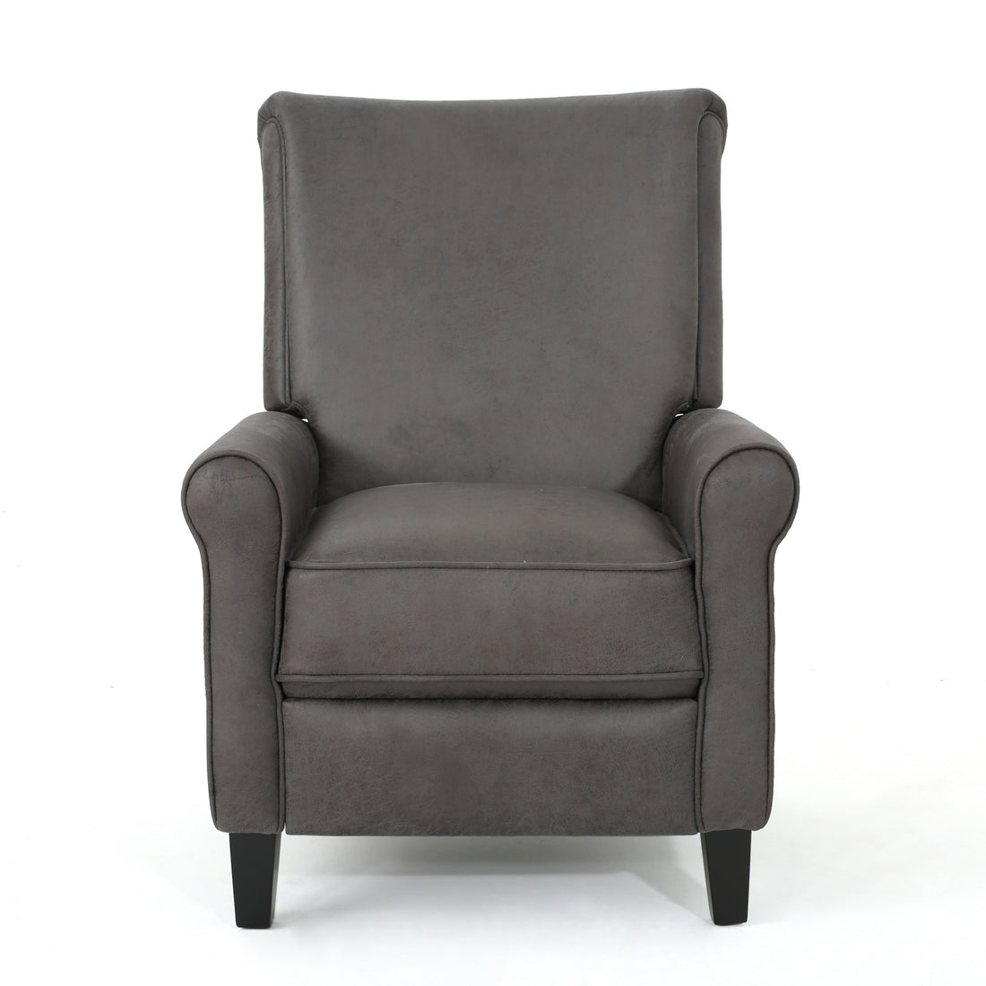 Manual Standard Recliner Slate Microfiber