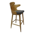 Bar Chair Charcoal Fabric