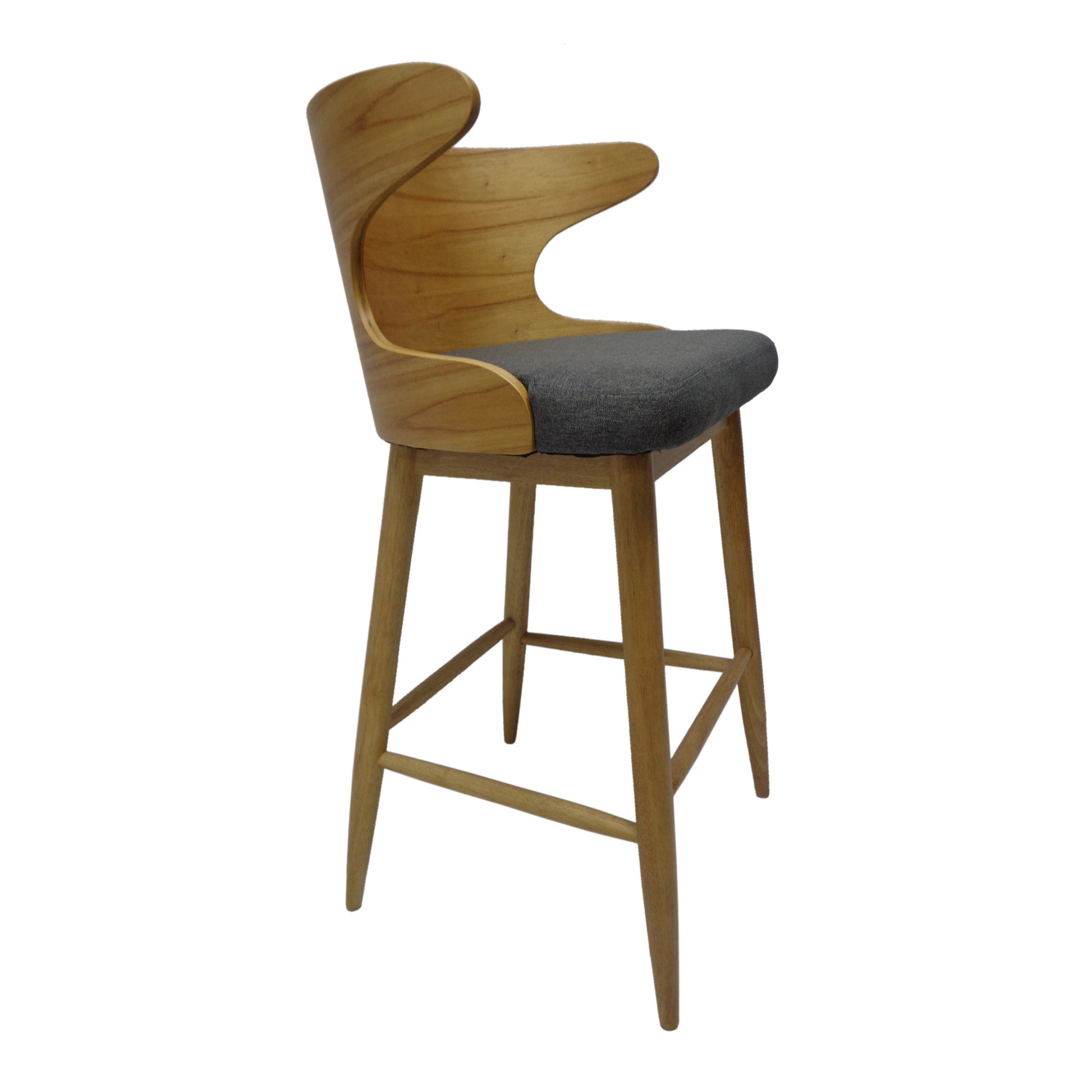 Bar Chair Charcoal Fabric