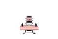 12X15 Semi Automatic Heat Press Machine With Auto Open And Slide Out Base Pink White Aluminium