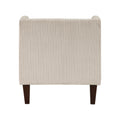 Modern Taupe Accent Chair Cushion Seat Corduroy Fabric Upholstery Pillow Living Room Furniture 1Pc Taupe Primary Living Space Modern Plywood
