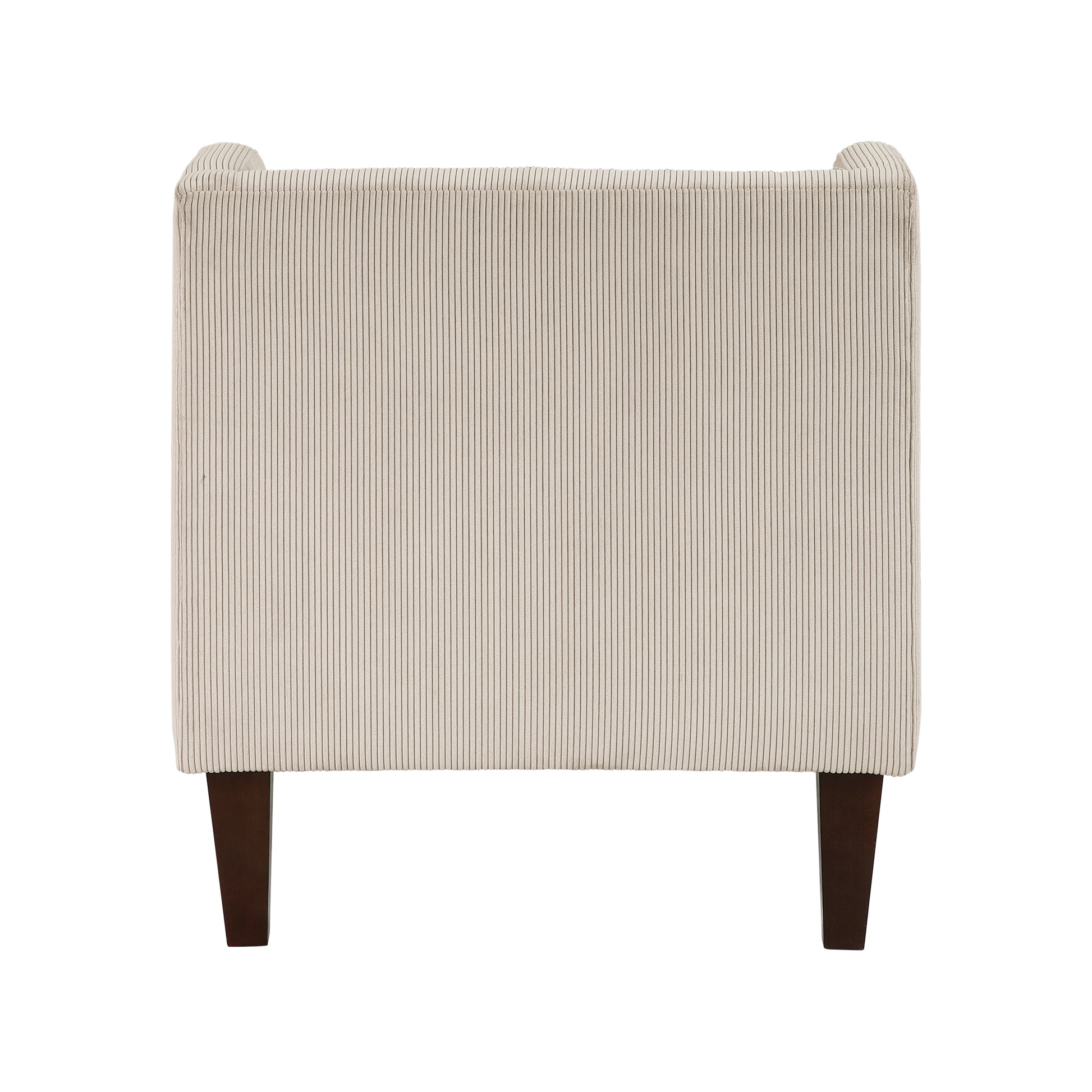 Modern Taupe Accent Chair Cushion Seat Corduroy Fabric Upholstery Pillow Living Room Furniture 1Pc Taupe Primary Living Space Modern Plywood