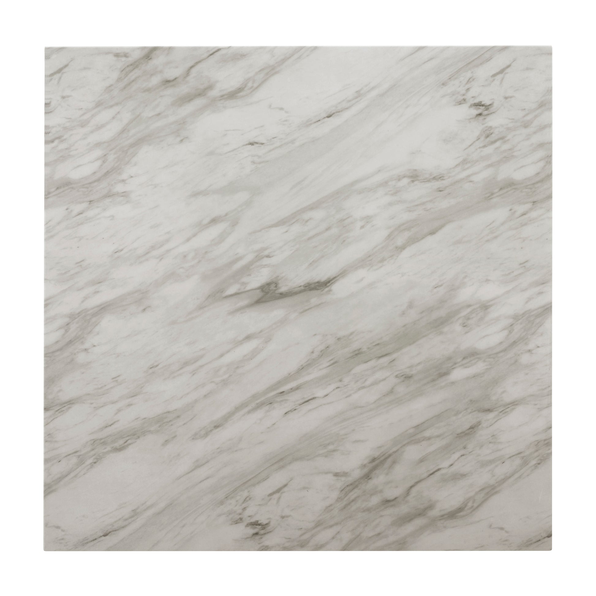 5Pc Counter Height Dining Set Square White Faux Marble Table Black Velvet Upholstered Tufted Nail Head Chairs Wooden Leg Dining Room Furniture Black Wood Faux Marble Black,White Seats 4 Wood Dining