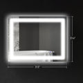 Homcom Led Bathroom Mirror With Lights, 32