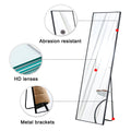 4Th Generation Aluminum Alloy Metal Frame Full Body Mirror, Quality Upgrade, Bathroom Makeup Mirror, Bedroom Entrance, Floor Mirror, 59 