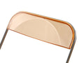 Folding Chair Transparent Chairs Ghost Stackable Crystal Folding Chair Pc Plastic Living Room Seat Chrome Frame And Foldable Acrylic Chair Fo Orange Orange Pc