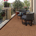 Plastic Interlocking Deck Tiles, 11.8