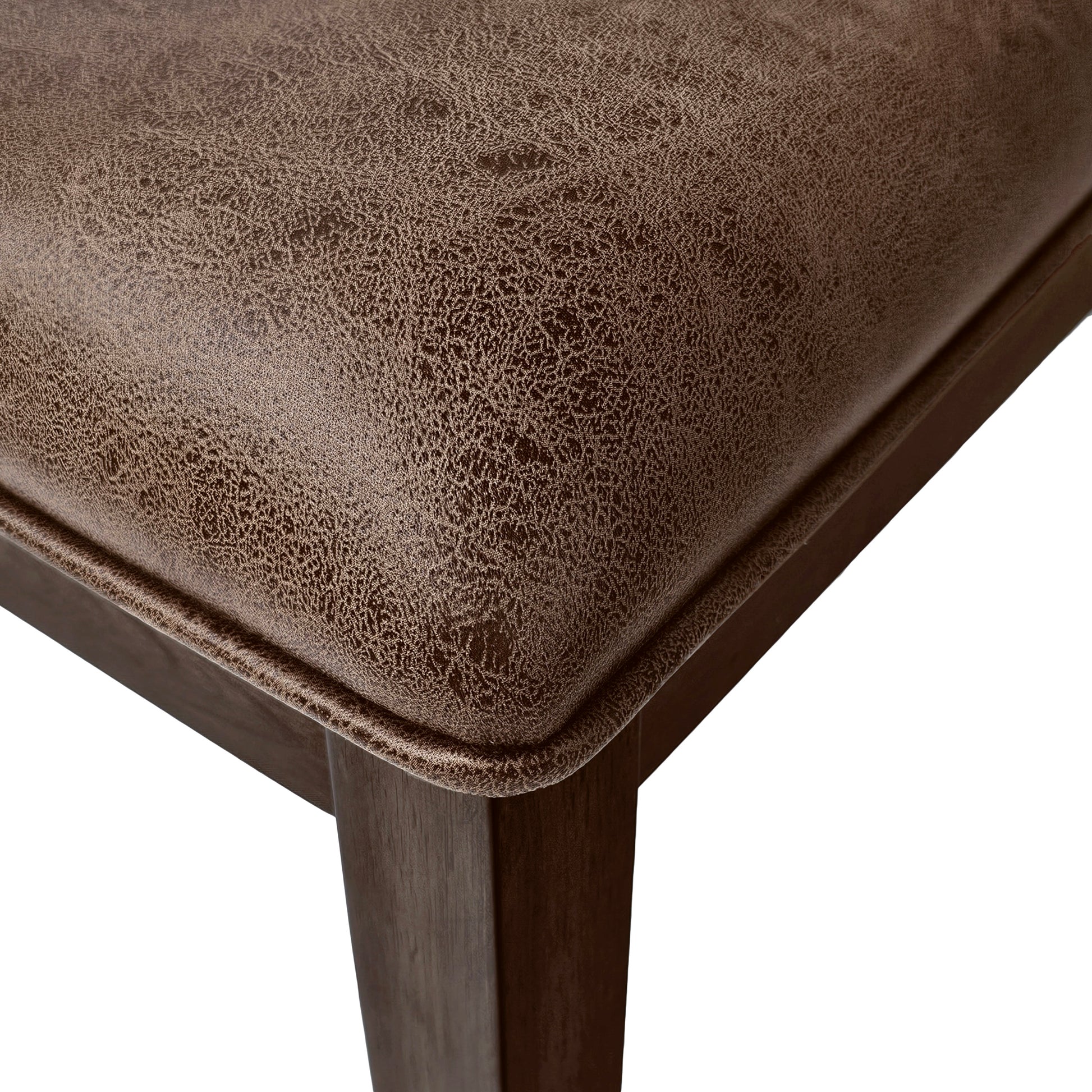 Indoor Wood Dining Set,Dining Chairs Set Of 6 Dining Table Brown Brown Rubber Wood