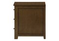 Accent Table, End, Side Table, Nightstand, Narrow, Bedroom, Storage Drawer, Lamp, Brown Veneer, Transitional Espresso Mdf