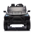 24V10A Two Seater Kids Ride On Electric Pickup, Kids Ride On Toy W Parents Remote Control,4Wd 800W Motors,Two Safety Belts,High Gate Safety Design,Usb,Bluetooth, Speed 2.49 3.73Mph For Kids Aged 3 . Black 50 99 Lbs Polypropylene