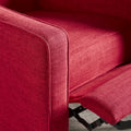 Recliner Red Fabric