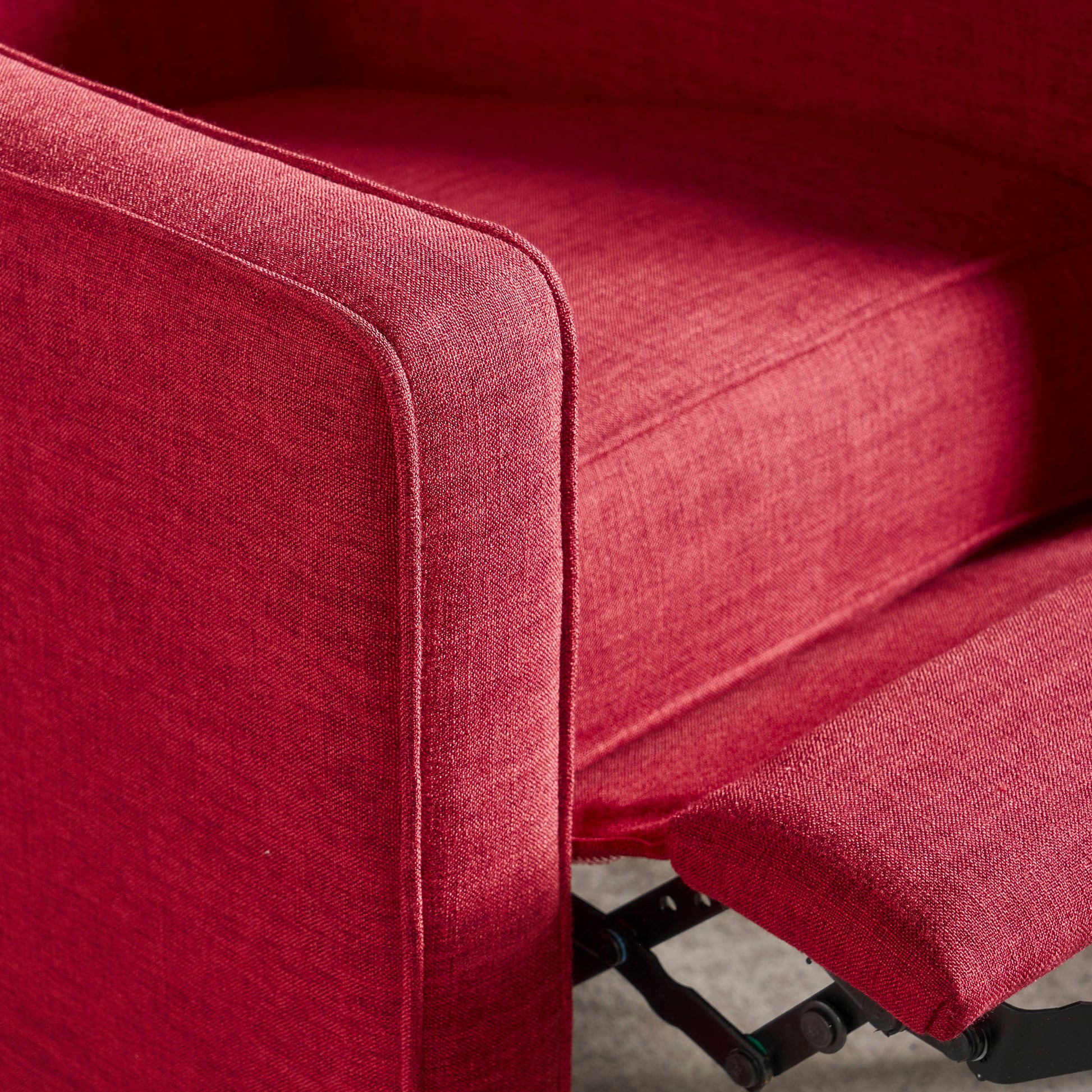 Recliner Red Fabric