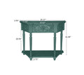 1 Drawer End Table,Side Table,Elegant Carved 1 Drawer End Table For Living Room Bed Room Study Entryway Dark Green American Design Mdf