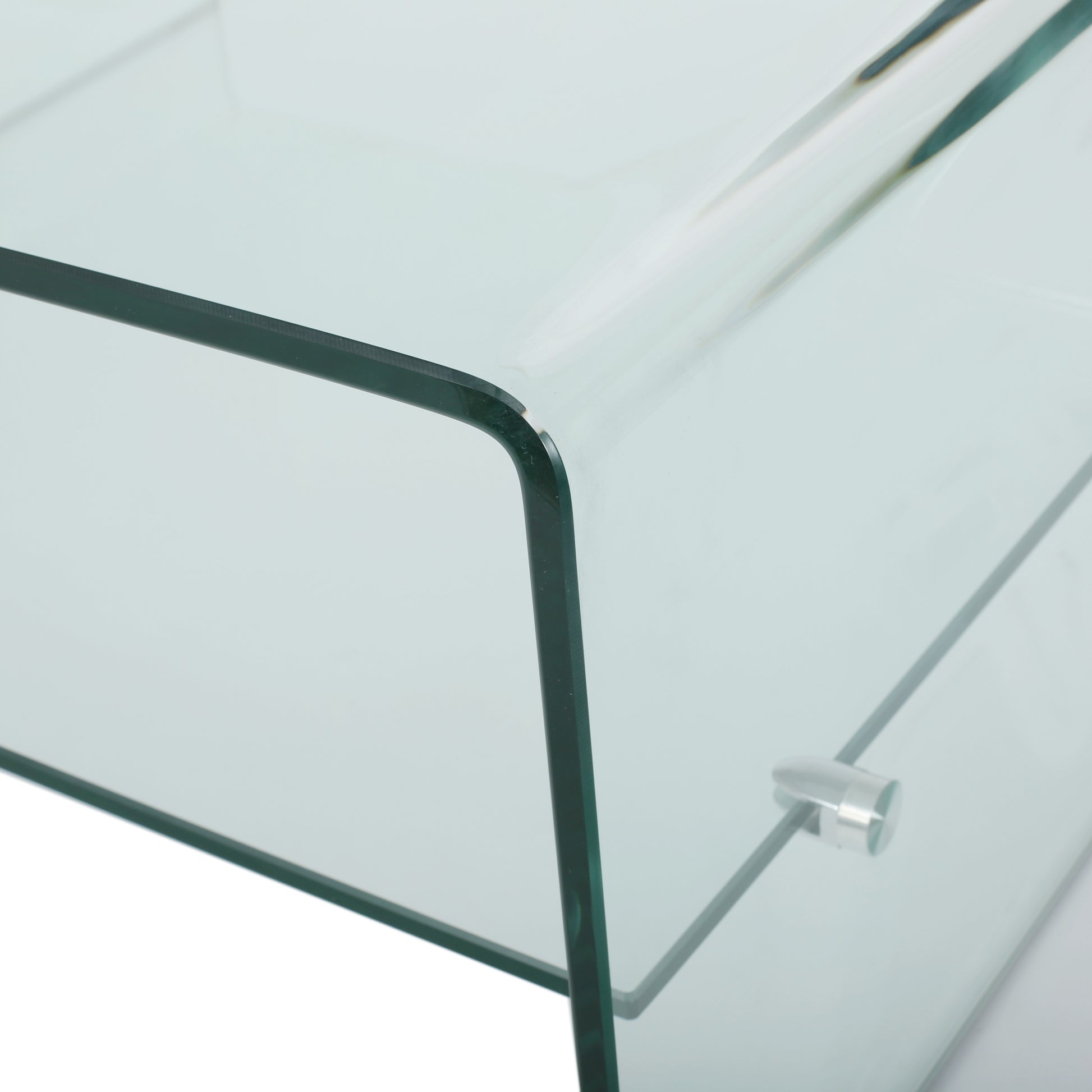 Coffee Table Clear Tempered Glass